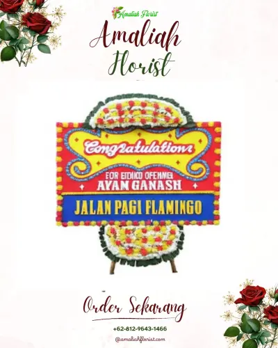 Bunga Papan Congratulation di Tanjung Aua Nan Xx